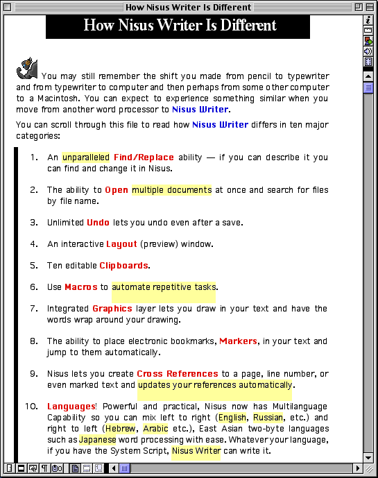 Nisus Writer