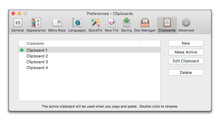 The Clipboards section of the Preferences dialog.png