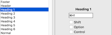 Keyboard Shortcuts