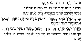 Hebrew Text
