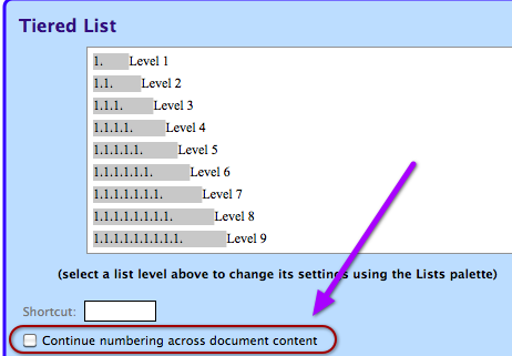 List Styles %22Continue numbering accross document content%22.png