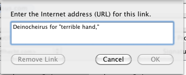 And this is what I see in Mail when I paste after copying from COPY LINK in NWP. This is the phrase highlighted by the link, not the link itself.