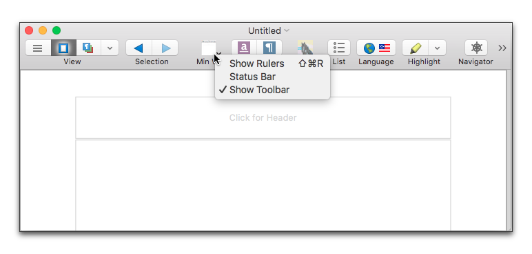 A custom group button on the Toolbar.png