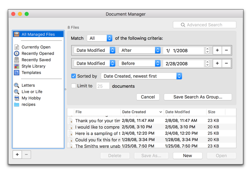 Adding a filter group using a date criterion to the Document Manager.02.png