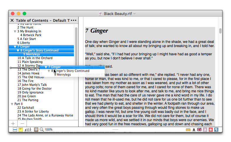 Moving a portion of a document using the Table of Contents Navigator.png