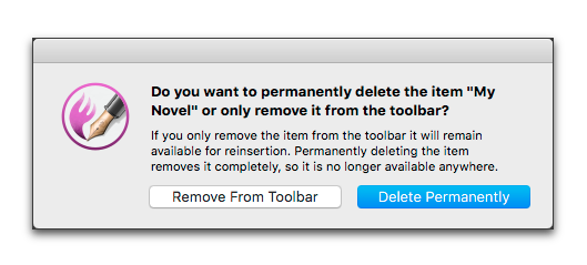 The remove icon from toolbar alert.png