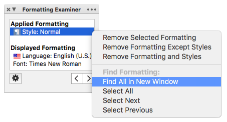 Search By Formatting