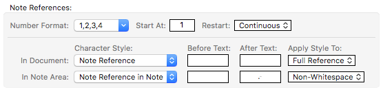 Note Styles