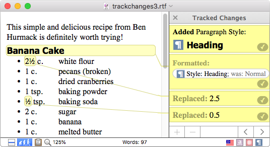 Record Common Editing Tasks