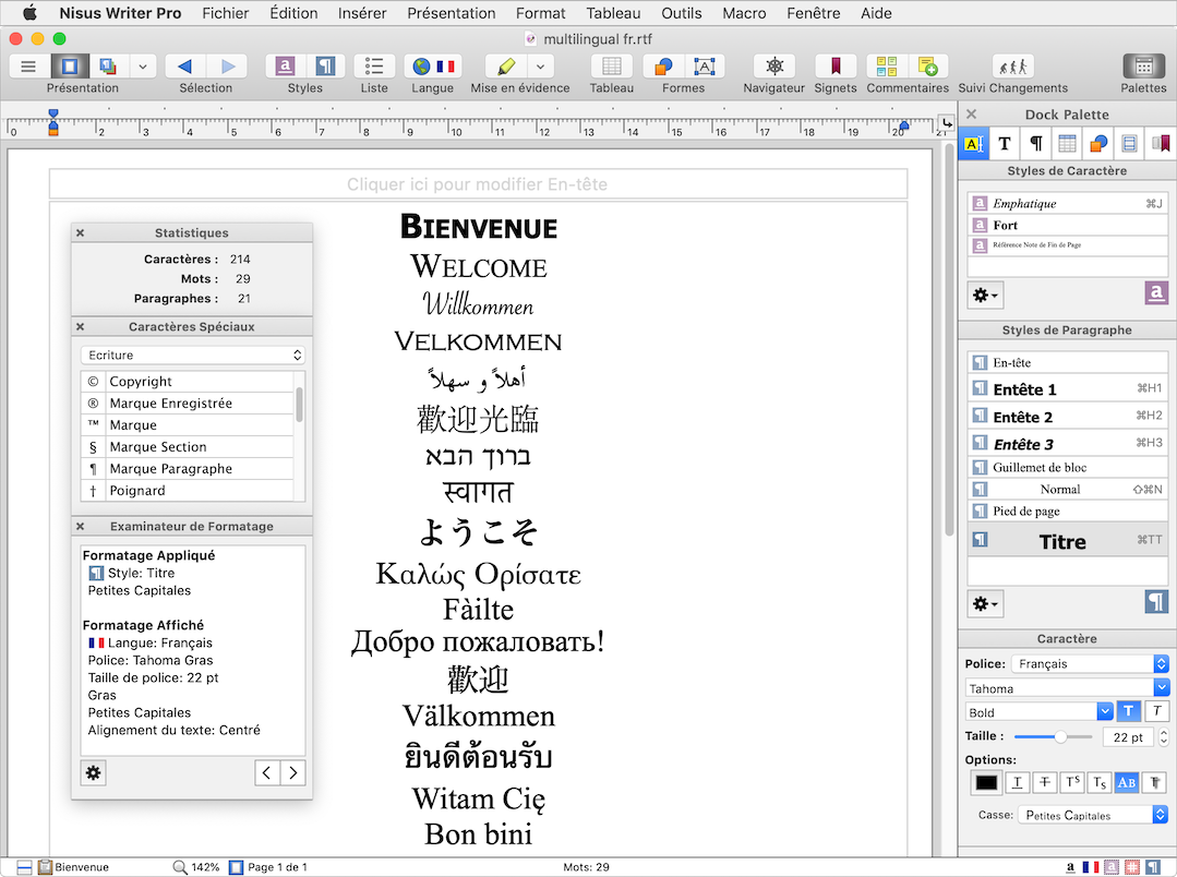 Nisus Writer Pro